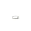 Ασημένιο δαχτυλίδι με ζιργκόν Swarovski και πέρλα.