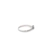 Ασημένιο δαχτυλίδι μονόπετρο με ζιργκόν Swarovski.